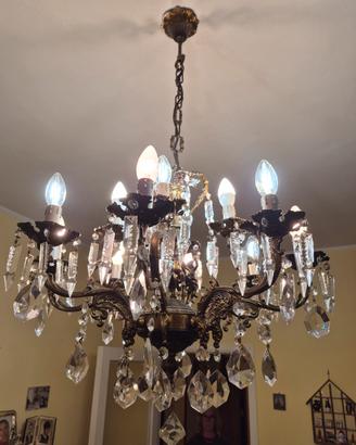  lampadario a goccia cristallo