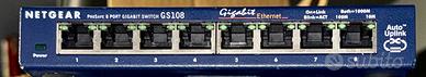 Netgear GS108 Gigabit Ethernet Switch 8-Port