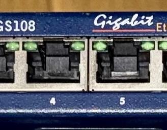 Netgear GS108 Gigabit Ethernet Switch 8-Port