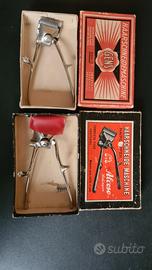 coppia rasoi manuali vintage 