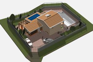 Terreno per villetta singola con piscina