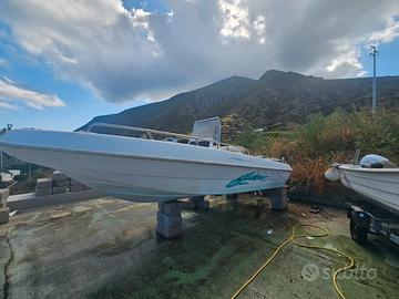 Barca A Punzio Open 580,con motore yamaha 4 tempi