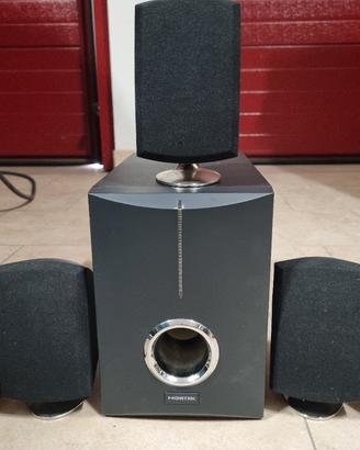5 + 1 subwoofer casse home theatre