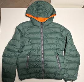 Piumino Colmar verde con cappuccio