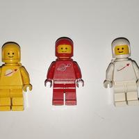 3 minifigure Lego Space Classic vintage 