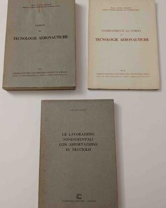 Lotto3 libri Tecnologia Aeronautica PoliTO PoliMI