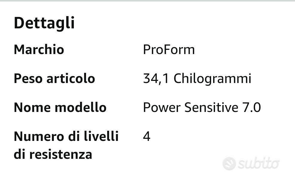 Proform power sensitive 7.0 decathlon hotsell