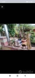 Kit Canna Fumaria acciaio inox 130mm