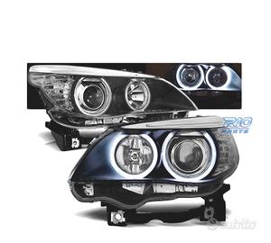 FARI BMW E60 E61 03-07 OCCHI ANGEL CCFL NERI
