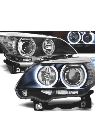 FARI BMW E60 E61 03-07 OCCHI ANGEL CCFL NERI