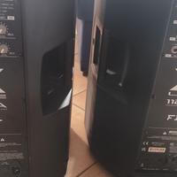 coppia casse attive dj fbt xlite 112a  nuove