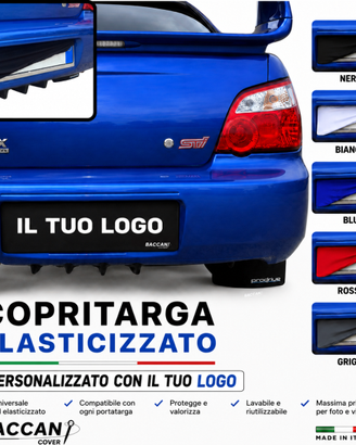 Copritarga Auto Elasticizzati Personalizzati