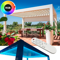 Pergola bioclimatica 3x4 elettrica motorizzata led