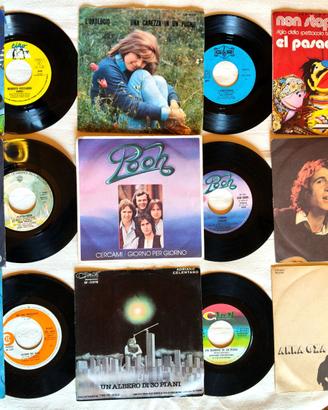 Lotto Stock 18 Dischi Vinile 45 Giri Musica Italia