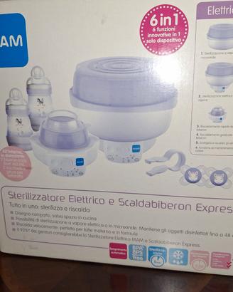 Sterilizzatore elettrico e scalda biberon Mam