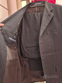 vestito gessato uomo Massimo Dutti