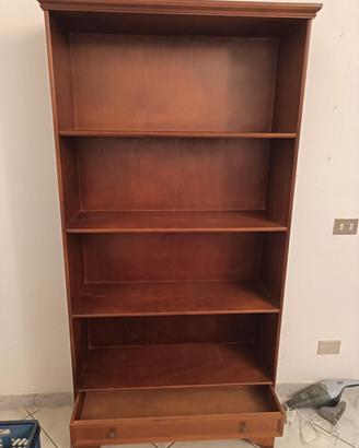 libreria con cassetti 