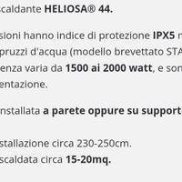 lampada riscaldante Heliosa 44 2000 watt