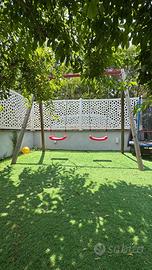 Altalena bambini in legno