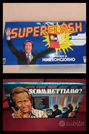 Lotto giochi da tavolo vintage di Mike Bongiorno