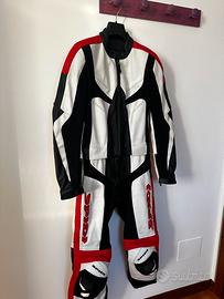 Tuta moto pelle Spidi donna divisibile