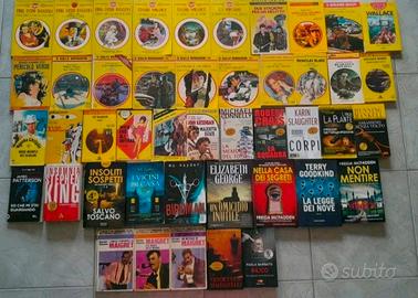 LOTTO 45 LIBRI ROMANZI GIALLI, THRILLER, Ecc...
