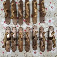 Maniglie cremonesi barocco in ottone 