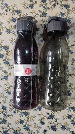 Borraccia in plastica trasparente colorata 