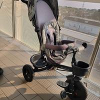 Triciclo passeggino 3 in 1