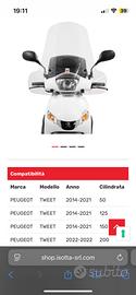 Parabrezza Tweet Peugeot fino al 2022