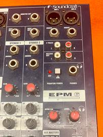 Mixer soundcraft EPM6