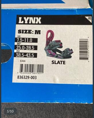 Nitro linx slate attacchi snowboard donna