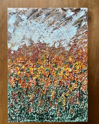 Dipinto astratto astratto ( Risveglio D’autunno )