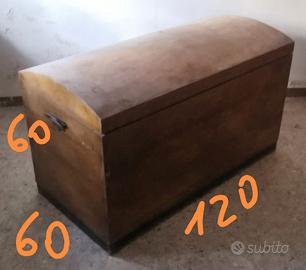 baule vintage fatto a mano