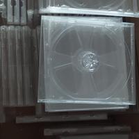 50 custodie trasparenti per cd 