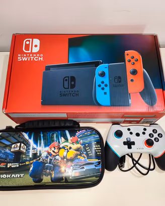 Nintendo switch V2 con accessori