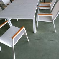 COMPLETO IN ALLUMINIO BIANCO.