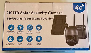 Telecamera da esterno 4G a batteria e solare