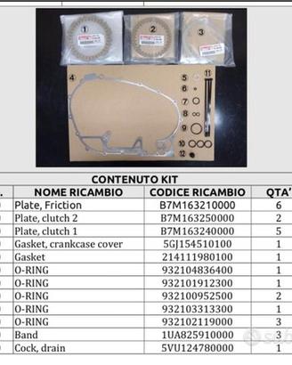 Kit frizione TMAX T Max 500 - 530
