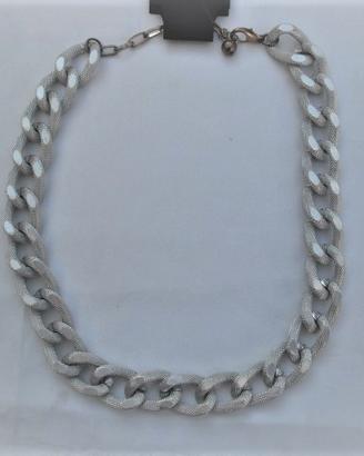 Collana catena stile trapper in lega leggera