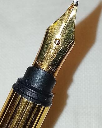 Stilografica Trinity must di cartier pennino oro