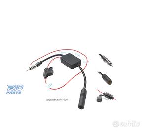 AMPLIFICATORE DI SEGNALE RADIO FM CONNETTORE UNIVE