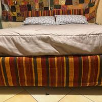 LETTO MATRIMONIALE CONTENITORE CON RETE