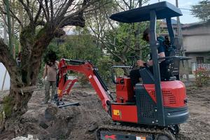 Miniescavatore / Escavatore 12Q a cingoli di gomma