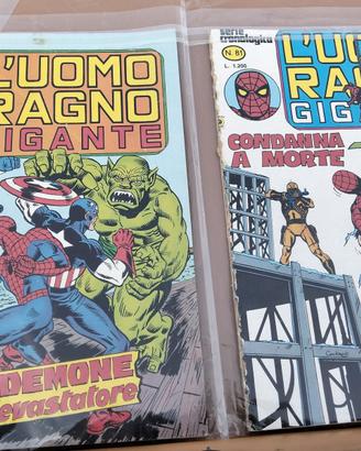 Uomo ragno n.ri 78 e 81 da rilegatura