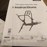 Portabilci doppio per auto