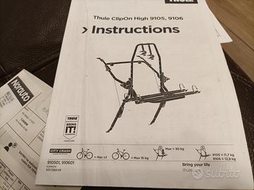 Portabilci doppio per auto