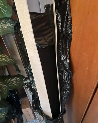 zoccolo 4 metri color nero pvc