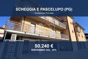 Immobile in asta di 73 m² con box auto a Scheggia 