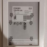 Cornice IKEA FISKBO 13X18 nuova sigillata 